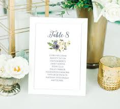 Wedding Seating Chart Cards Template Printable Wedding