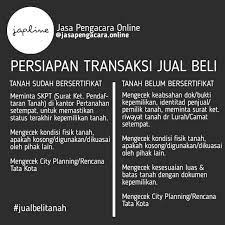 Perbandingan harga jual tanah kapling. Proses Transaksi Jual Beli Tanah Jasa Pengacara Online