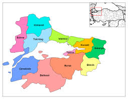 Turkiye Nin Bolgelere Gore Sehir Dagilimi Turkiye7bolge Ders Programlari Egitim 5 Sinif