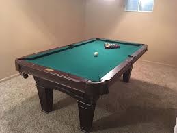 7 Imperial Brown Antique Walnut Finish Used Pool Tables Pool Table Billiard Tables