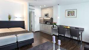 Bett, tisch, schrank, küche und alles, was sie sonst noch zum leben brauchen, sind bereits vorhanden. Vier Jahreszeiten Exklusive Moblierte Apartments In Wiesbaden Appartements
