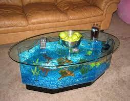 Even without fish this coffee table looks like a piece of art and draws a lot of attention when people come over. Aquarium Furniture Creative Coffee Table Aquarium Aquarium Coffee Table Creative Coffee Table Fish Tank Coffee Table