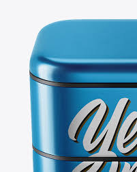 Download Metallic Lunch Box Mockup In Box Mockups On Yellow Images Object Mockups