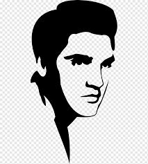 Download Elvis Presley Stencil Silhouette Art Silhouette Animals Logo Monochrome Png Pngwing