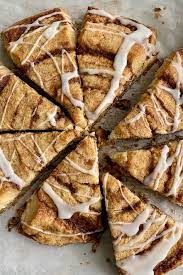Giant Cinnamon Roll Scone Recipe Recipe Scone Recipe Recipes Cinnamon Rolls