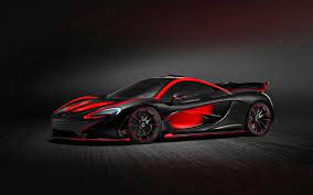 Black And Red Mclaren P1 Sports Car Hd Wallpaper Mclaren P1 Sports Car Mclaren