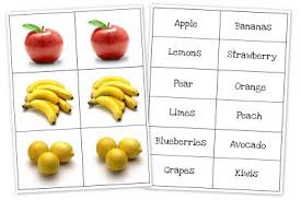 Fruit And Vegetable Matching Cards Preschool Printables Fruits And Vegetables Best Fruits New Fruit