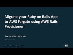 Then, use a center punch to mark just one of the drill locations. Migrate Your Ruby On Rails App To Aws Fargate In One Step Using Aws Rails Provisioner Youtube