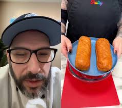 Is this lump outta my head? (🎥: jenlkitchen) I think so #chef  #chefreactions #reels