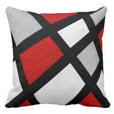 Marque locale et française pour enfant : Housse De Coussin Geometrique Taie D Oreiller En Toile Taie D Oreiller Decorative Pour Canape Rouge Noir Gris Taie D Oreiller Geometrique Vintage Aliexpress