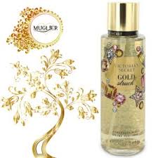 The fragrance is wonderful and the lotion make your skin so smooth. Gold Struck Body Splash Muglier Cl