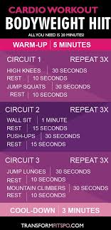 Bodyweight Home Hiit Workout For Women With Images Hiit Workout Hiit Bodyweight Workout