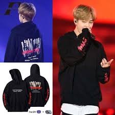 2018 Bts Jimin Oversized Hoodie Sweatshirt Bangtan Boys For Women Men Korean K Pop Casual Moletom Idol Pink Bts Hoodie Women Hoodies Sweatshirts Hoodies Womens