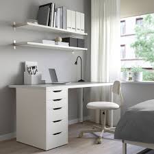 Linnmon Alex Table Light Gray White 59x29 1 2 Ikea Grey Room Ideas Bedroom Ikea Home Office Home Office Design