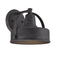 Designers Fountain Portland Ds 1 Light Weathered Pewter Outdoor Incandescent Wall Lantern 33121 Wp The Home Depot