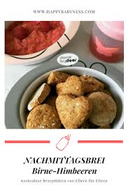 Ihr habt aber zugleich die möglichkeit selbst zu. Babybrei Rezept Birne Himbeere Nachmittagsbrei Happybabyness Com