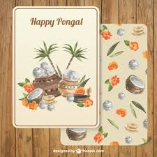 Download this free vector about happy pongal greeting cards, and discover more than 13 million professional graphic resources on freepik Free Vector Pongal Greeting Card In Hand Painted Style