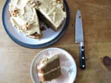 This rich and buttery cake is quite popular in england and is by far one of the easiest cakes that you can make at home for a special occasion or festival. How To Make The Perfect Coffee And Walnut Cake Life And Style The Guardian
