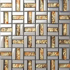 Recommended for walls and exteriors, these tiles are easy to clean. Crystal Mosaic Tile Sheets Silver Plated Glass Bathroom Wall Tiles Kitchen Backsplash Glass Mosaic Tile Mosaic Wall Tiles Mosaic Glass Glass Mosaic Backsplash