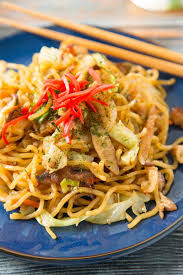 Yakisoba With Pork Belly Is Japanese Stir Fry Noodles It S Like Chinese Chow Mein But With A More Complex Flavors Pork Belly Asian Noodle Recipes Soba Recipe