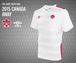 On the back, the jersey numbers have the canada soccer logo embedded. New Canada Away Soccer Jersey 2015 2016 Umbro Canada Wwc Alternate Kit Football Kit News
