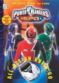 The vivid colors of the power ranger's costume will help to enhance the creativity of your little artist. Power Rangers S P D All Action Units Go Big Best Book To Color Amazon De Unknown Bucher