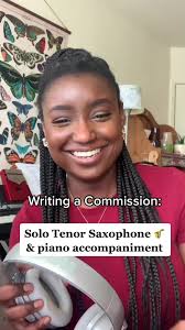 Female Composer Tenor Sax and Piano Process Video