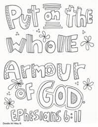 Epic armor of god coloring pages 18 in download with. Armor Of God Coloring Pages Religious Doodles