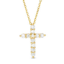 We have the best diamond rings dallas has to offer. 1 4 Ct T W Certified Diamond Cross Pendant In 14k Gold I I2 Zales