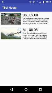 Aktuelle news zu den unwettern in tirol: Tirol Heute Ut Fur Android Apk Herunterladen