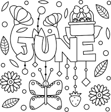 Try these fun coloring pages! Cheery June Coloring Page Printable Thrifty Mommas Tips
