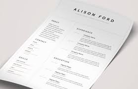 Free resume templates for word, google slides, and powerpoint. Elegant Cv Resume Template Ai Word Medialoot