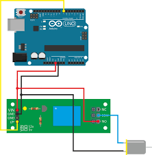 Setting d3 therefore turns on the relay and turns. Single Channel Relay Motor Control Arduino Robo India Tutorials Learn Arduino Robotics