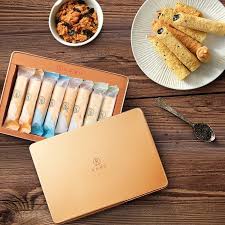 台中甜點伴手禮 綜合灌餡蛋捲禮盒 甜心 肉鬆蛋捲16入 青鳥旅行