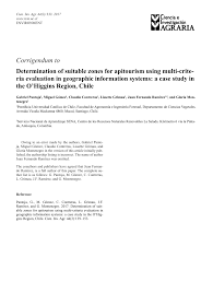 Universitatea naţionala de arte bucureşti. Pdf Determination Of Suitable Zones For Apitourism Using Multi Criteria Evaluation In Geographic Information Systems A Case Study In The O Higgins Region Chile