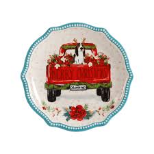The site may earn a commission on some products. The Pioneer Woman Holiday Novelty 6 5 Inch Appetizer Plates Set Of 6 Walmart Com Walmart Com