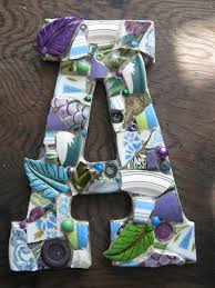 Letters N Skulls Mosaic Projects Mosaic Crafts Mosaic Diy