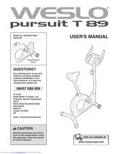 Weslo bike part 6002378 : Venta Weslo Stationary Bike Manual En Stock