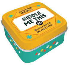 Ask everyone to stand in a circle and explain how the game works. After Dinner Amusements Riddle Me This 50 Brainteasers For The Whole Family Dinner Party Gifts Games For Adults Games For Dinner Parties Cards Northshire Bookstore