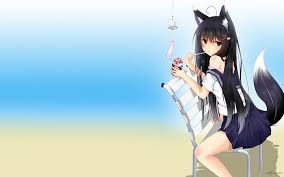 ➨➨ descubre cuánto sabes de ellos resolviendo simpáticas adivinanzas cortas de animales para niños. Ilustracion De Personaje De Anime De Pelo Negro Chica Zorro Anime Orejas De Animales Fondo De Pantalla Hd Wallpaperbetter