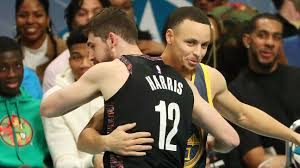 Born and raised in lake chelan, washington. Nets Joe Harris Shocks Warriors Stephen Curry For 3 Point Title Abc7 New York