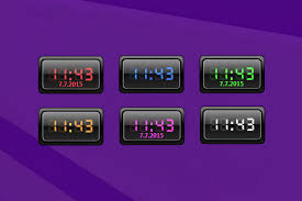Creativx Digital Clock Gadget For Windows 10 Http Win10gadgets Com Creativx Digital Clock Clock Windows7 Gadgets Digital Clocks Desktop Clock Mac Os