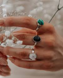 We offer a wide range of settings such as halo, vintage and open fashion rings. Ebba Sterling Silver Gemstone Ring Opal Rock N Rose Rock N Rose