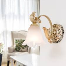 Vintage Style Flower Engraved Wall Sconce 1 2 3 Lights Opal Glass Vanity Lighting For Mirror Beautifulhalo Com