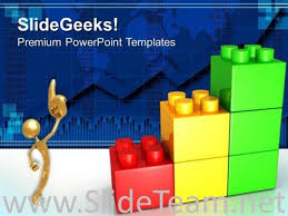 Lego Growth Chart Business Powerpoint Background Powerpoint