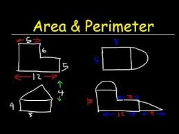 Area And Perimeter Of Irregular Shapes Composite Figures Basic Geometry Youtube Area And Perimeter Basic Geometry Math Geometry