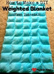 diy weighted blanket free tutorial