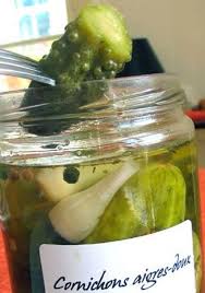 Recette De Cornichons Aigre Doux Recette Cornichons Aigre Doux Cornichons Recette Cornichon Aigre Doux