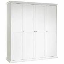 Kleiderschrank Pariso 4 Turig Weiss Landhausstil Danisches Bettenlager Bettenlager Schrank Landhausstil