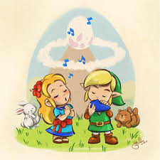 Legend Of Zelda Link S Awakening Art Link And Marin Ballad Of The Wind Fish Juliaschlax Art Legend Of Zelda Awakening Art Legend Of Zelda Breath